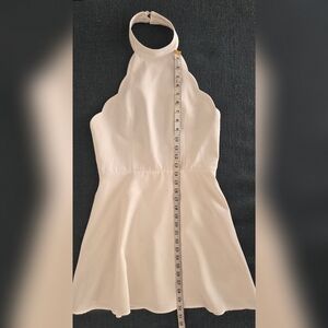Tobi Halter Neck White Dress (Medium)